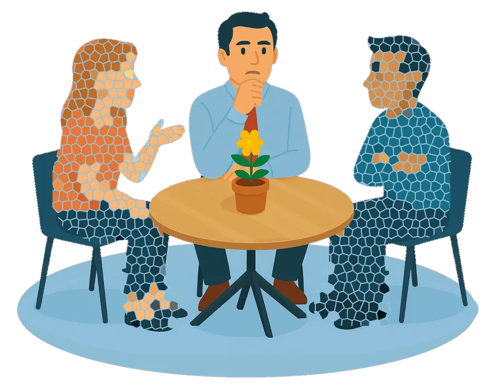 Mediation simulation in the system